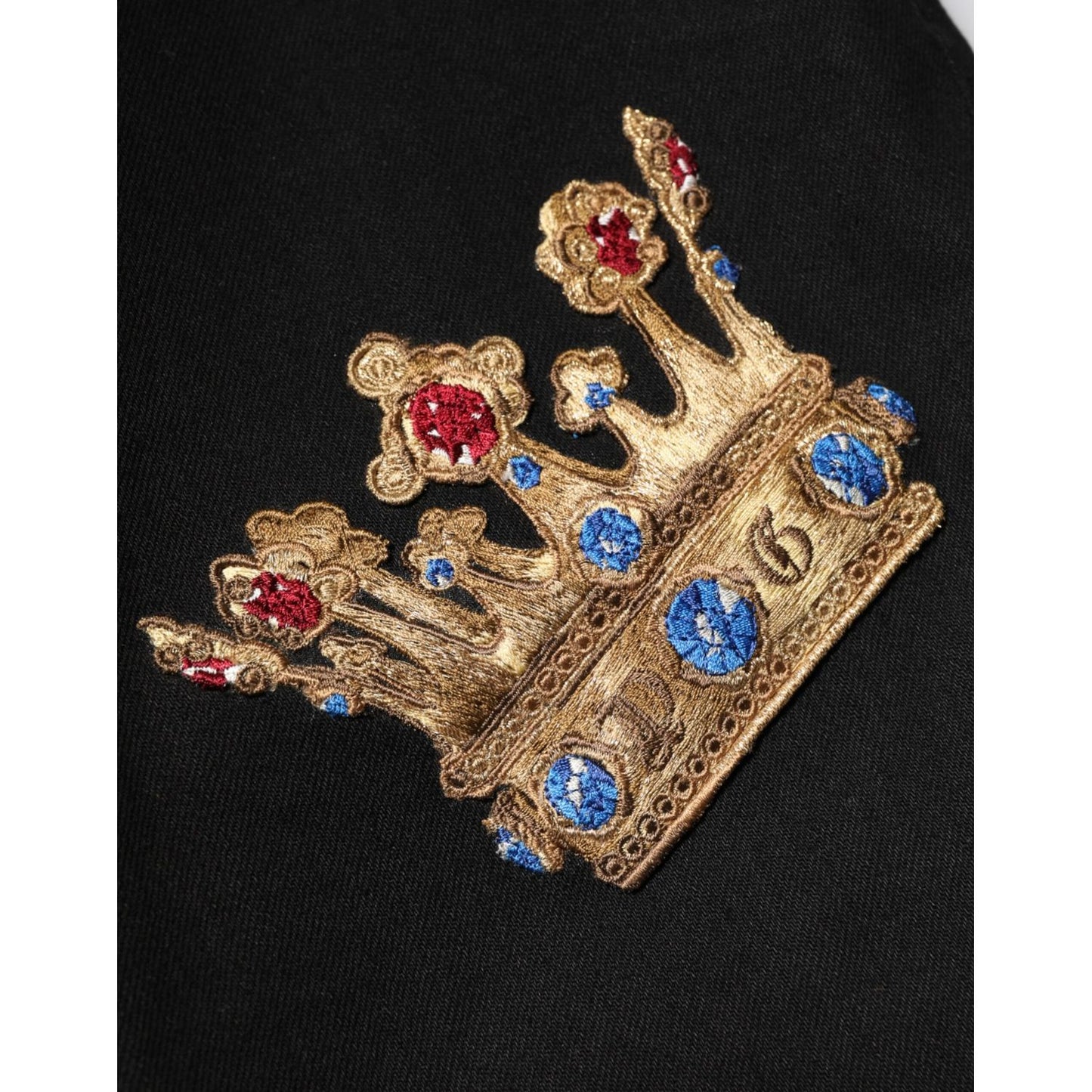 Dolce & Gabbana Black Baroque Royal Men Dress Trouser Pants