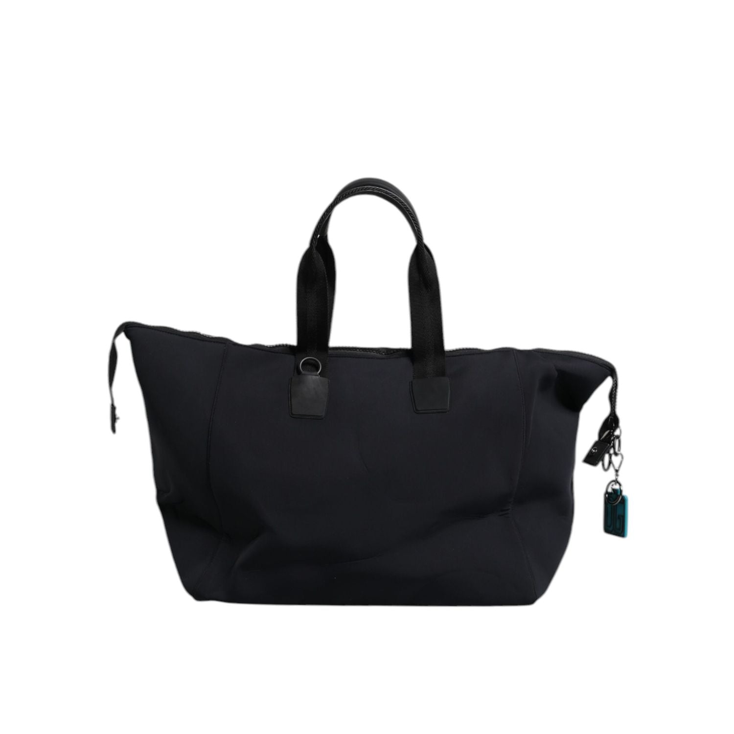 Dolce & Gabbana Black Canvas DG Logo Print Shopping Hand Tote Bag