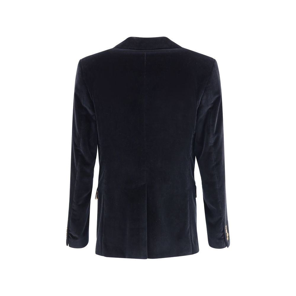 Dolce & Gabbana Black Cotton Blazer