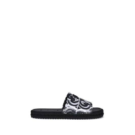 Dolce & Gabbana Black Cotton Espadrilles Dolce & Gabbana
