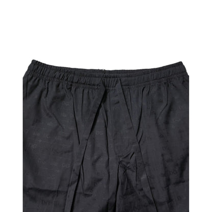 Dolce & Gabbana Black Cotton Men Pajama Set Sleepwear