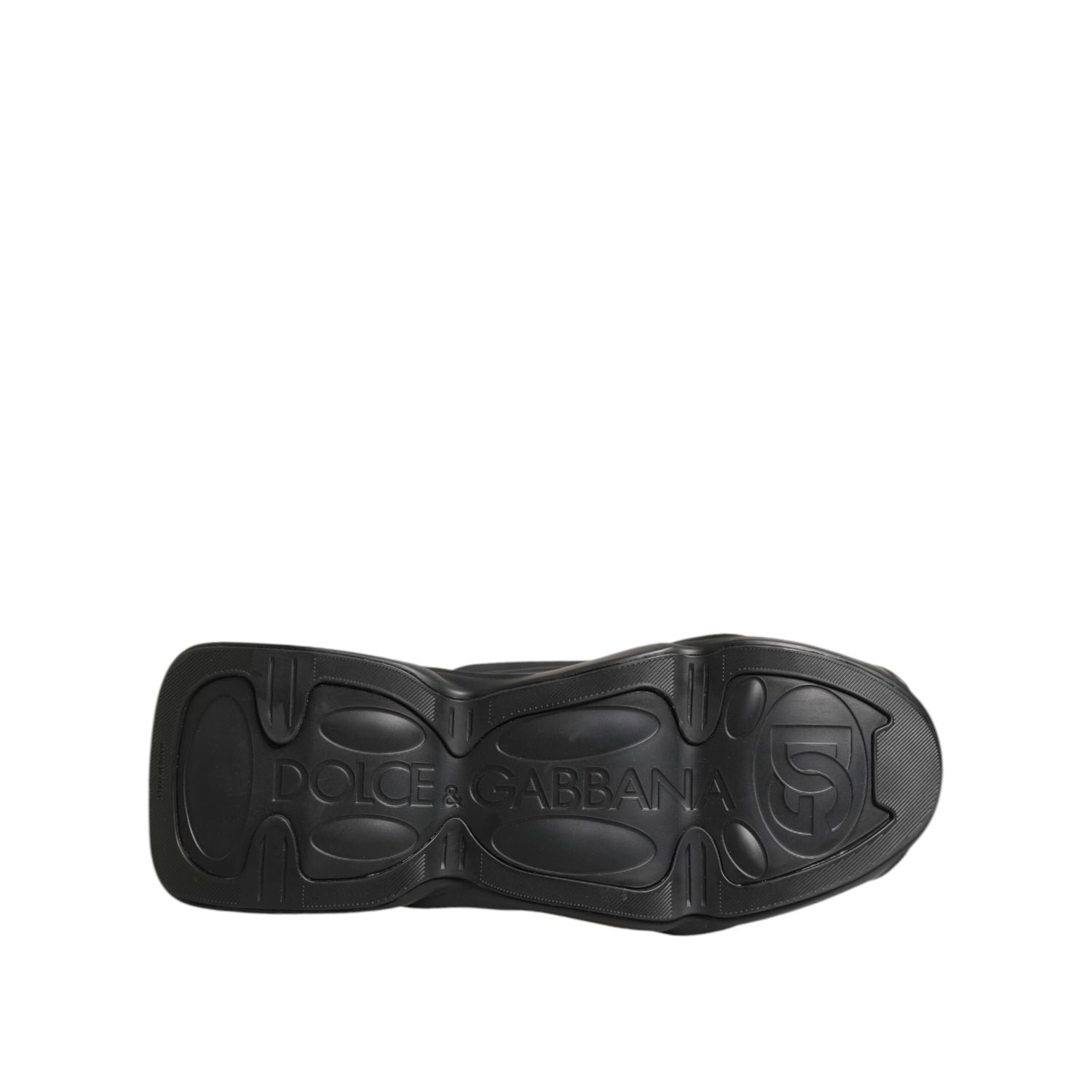 Dolce & Gabbana Black Lace Up Wave Low Top Men Sneaker Shoes