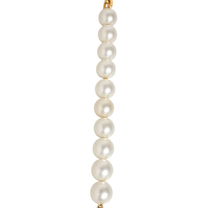 Dolce & Gabbana Black Leather Gold Chain Bag Accessory Shoulder Strap