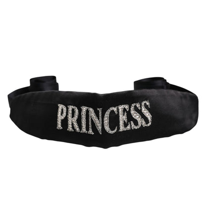 Dolce & Gabbana Black Princess Fantasy Braided Waist Belt