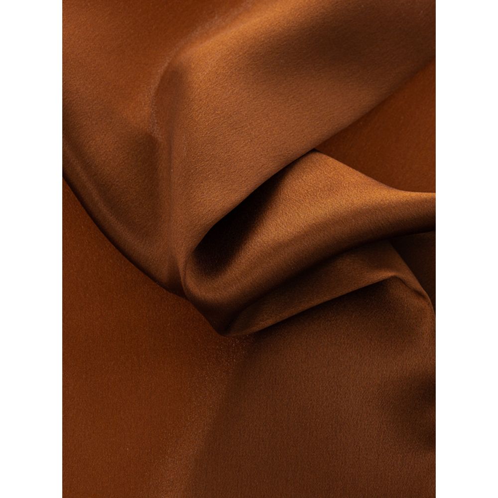 Dolce & Gabbana Brown Silk Pocket Square