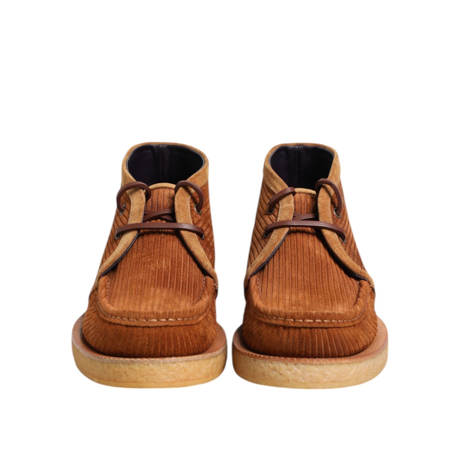 Dolce & Gabbana Brown Suede Nubuck Leather Desert Ankle Boots Shoes