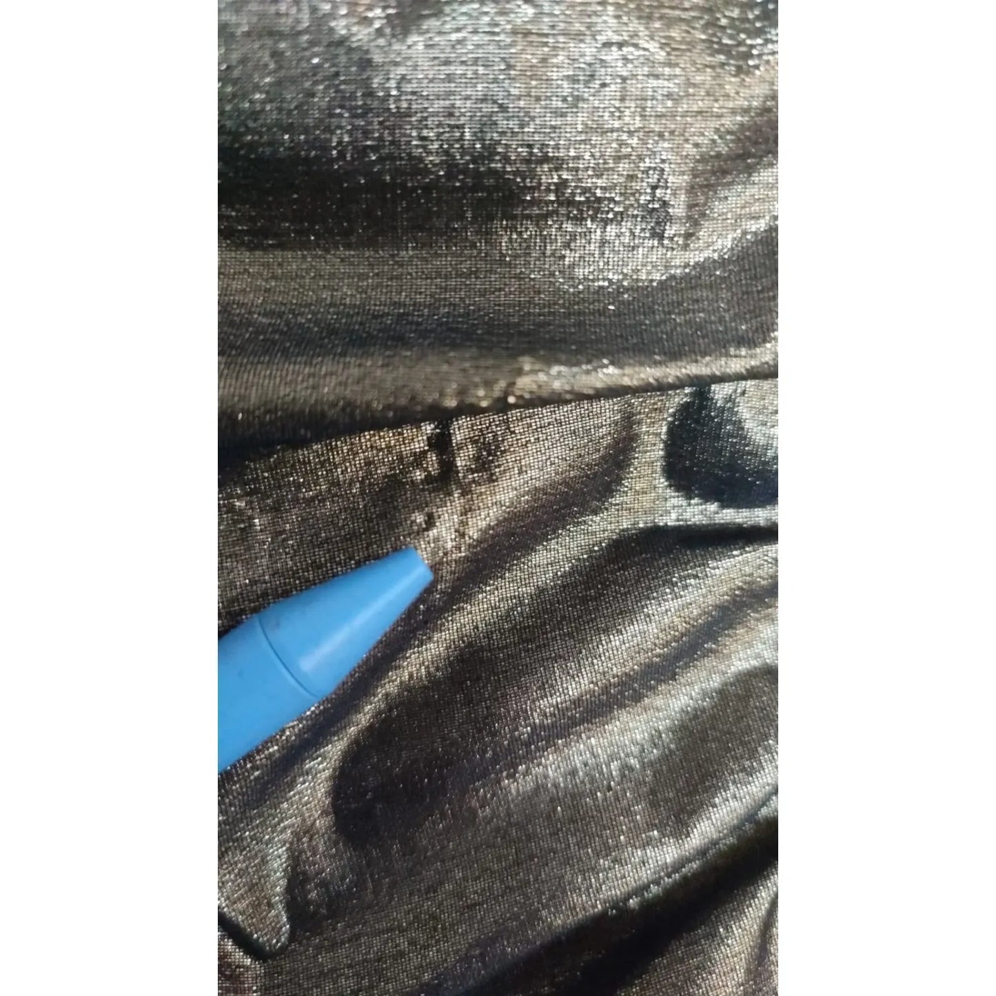 Dolce & Gabbana Gold Metallic Stretch Bodycon Ruched Dress