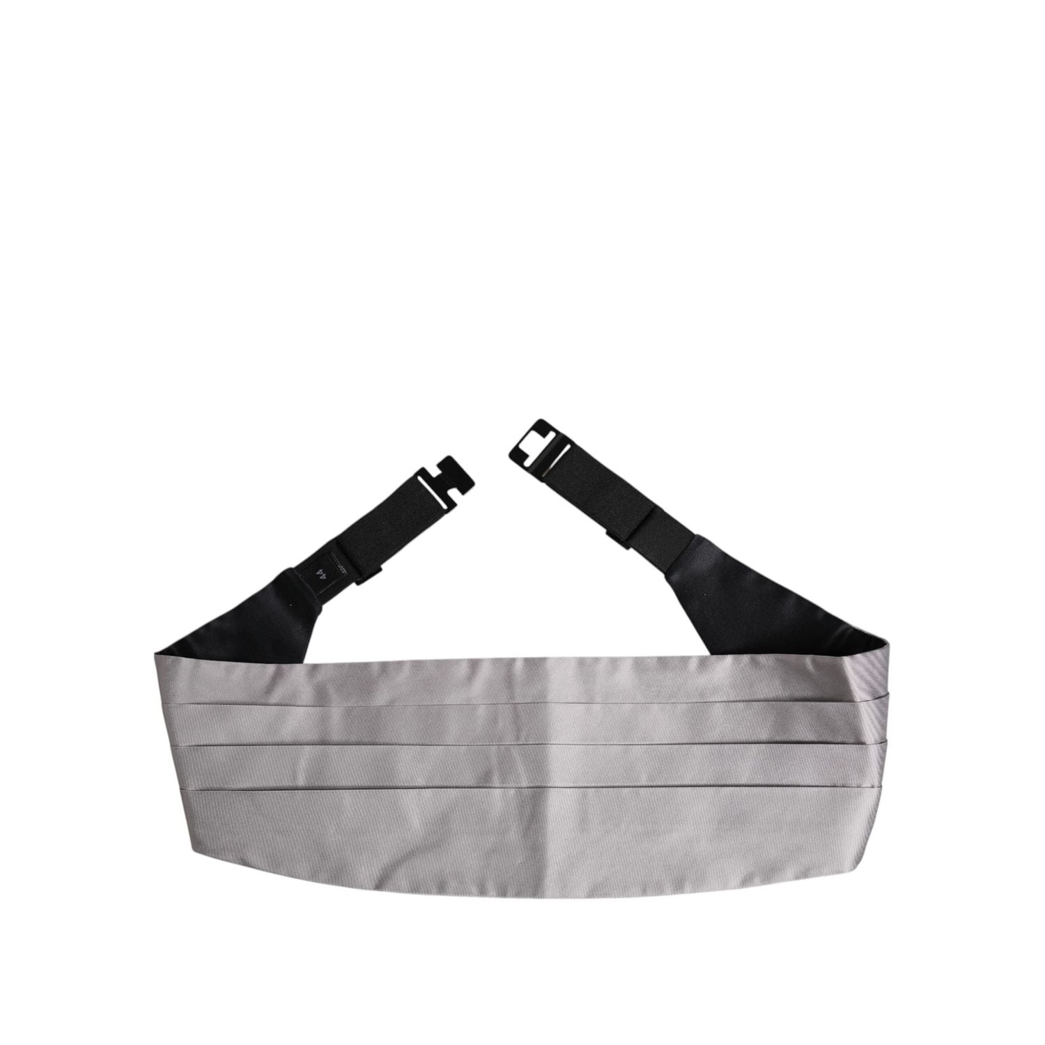 Dolce & Gabbana Gray Men 100% Silk Belt Wide Waist Cummerbund