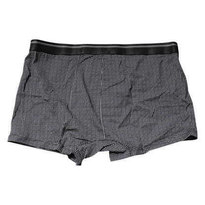 Dolce & Gabbana Gray Printed Cotton Boxer Short Underwear