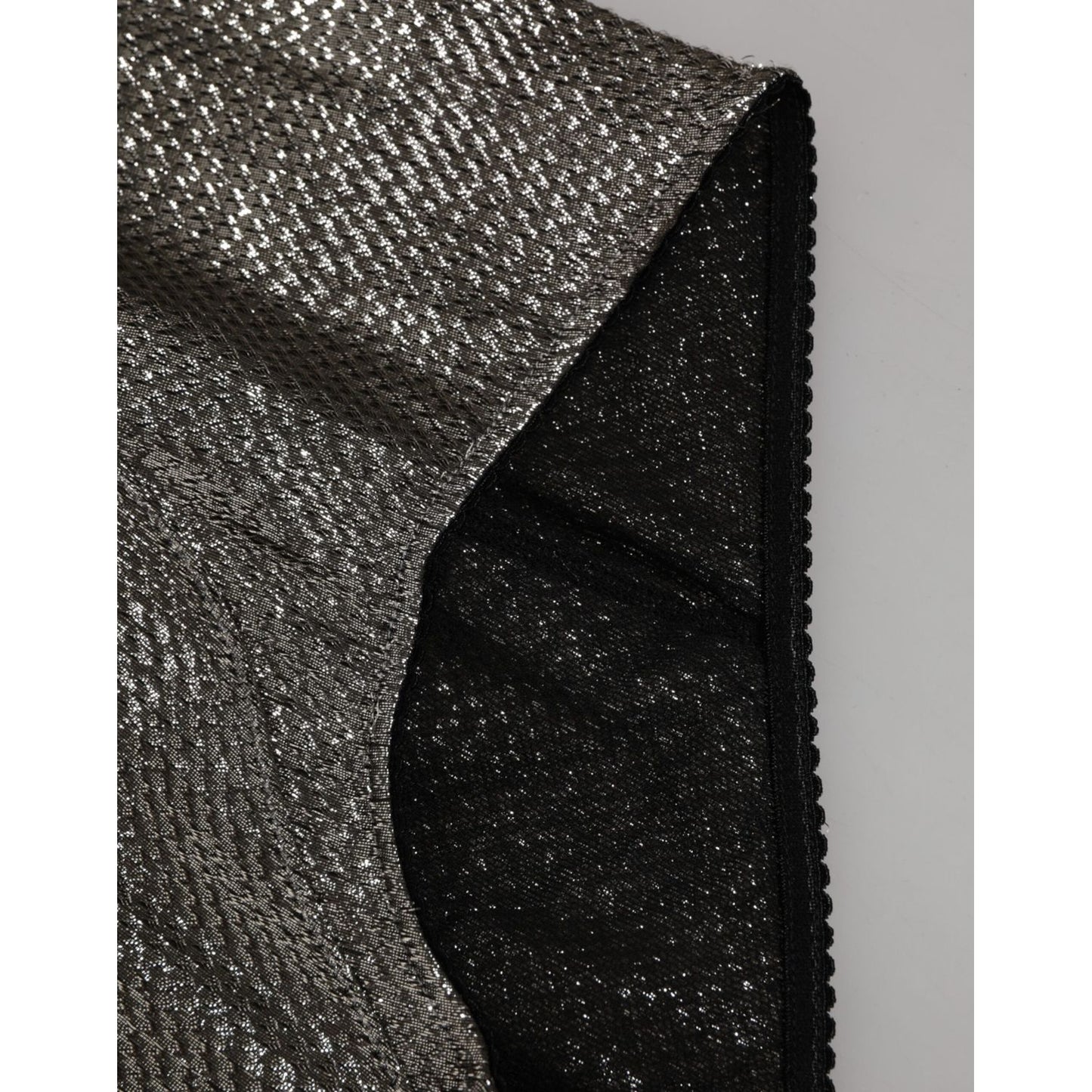 Dolce & Gabbana Gray Silk Stretch Slip Girdle Panty Underwear