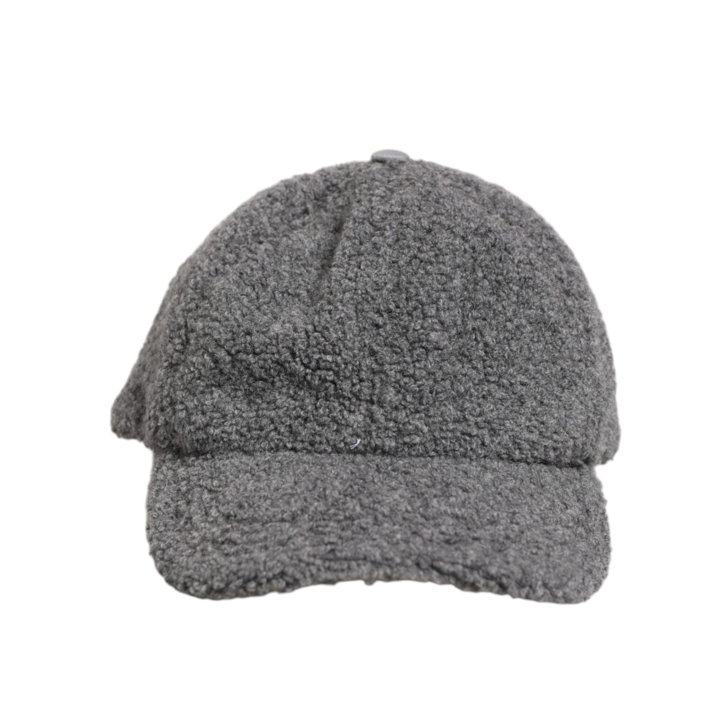 Dolce & Gabbana Gray Wool Fleece Rapper Men Baseball Capello Hat