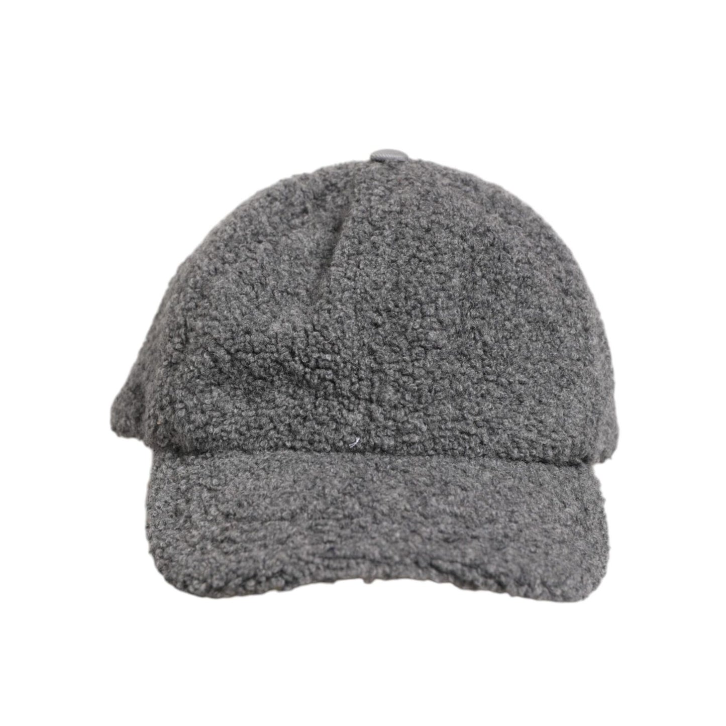 Dolce & Gabbana Gray Wool Fleece Rapper Men Baseball Capello Hat Dolce & Gabbana