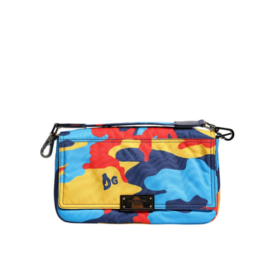 Dolce & Gabbana Multicolor Camouflage Nylon Crossbody Bag Dolce & Gabbana