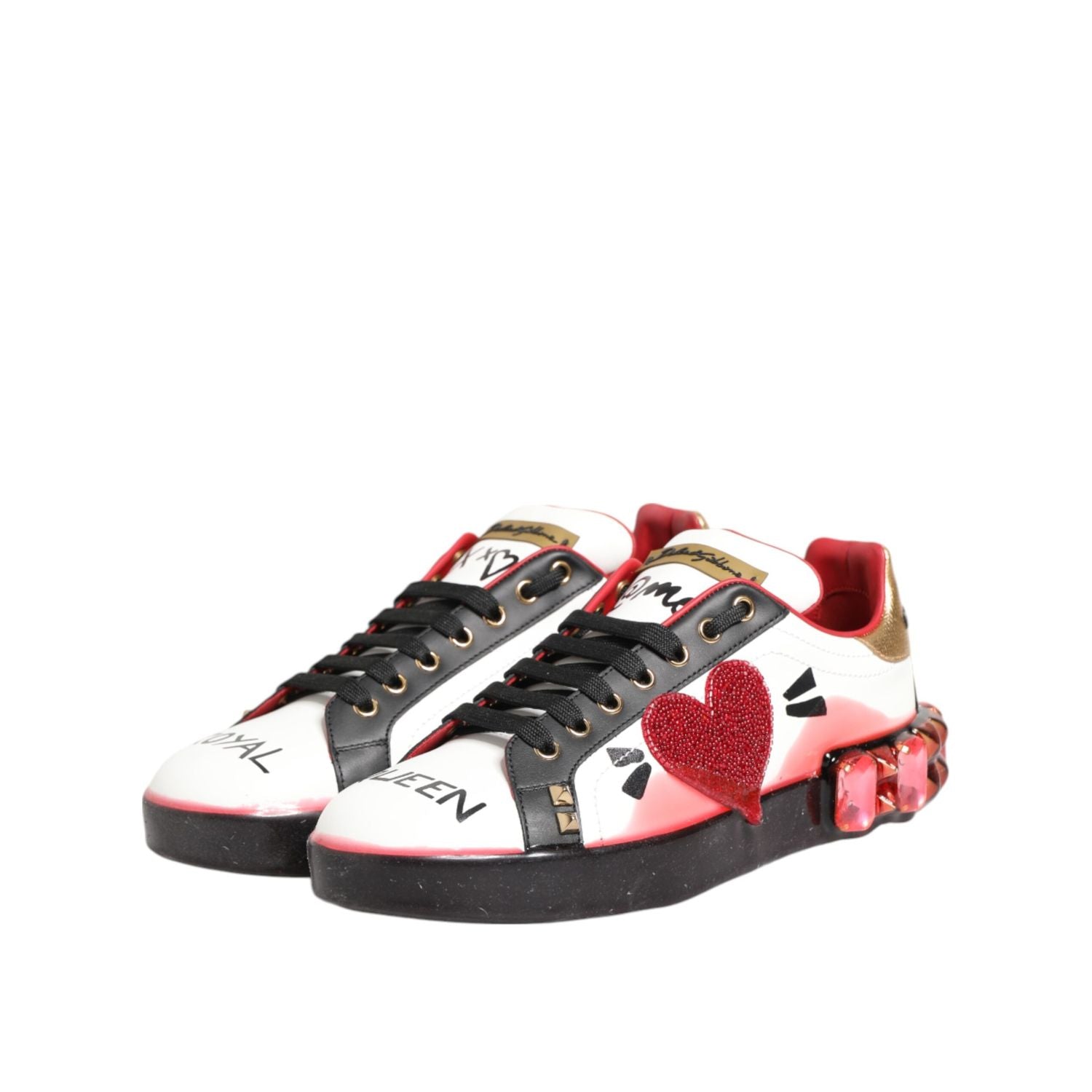 Dolce & Gabbana Multicolor Portofino Low Top Sneakers Shoes