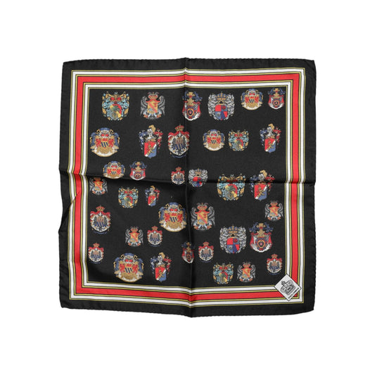 Dolce & Gabbana Multicolor Silk Square Men Foulard Scarf Dolce & Gabbana