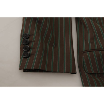Dolce & Gabbana Multicolor Stripes Double Breasted Blazer
