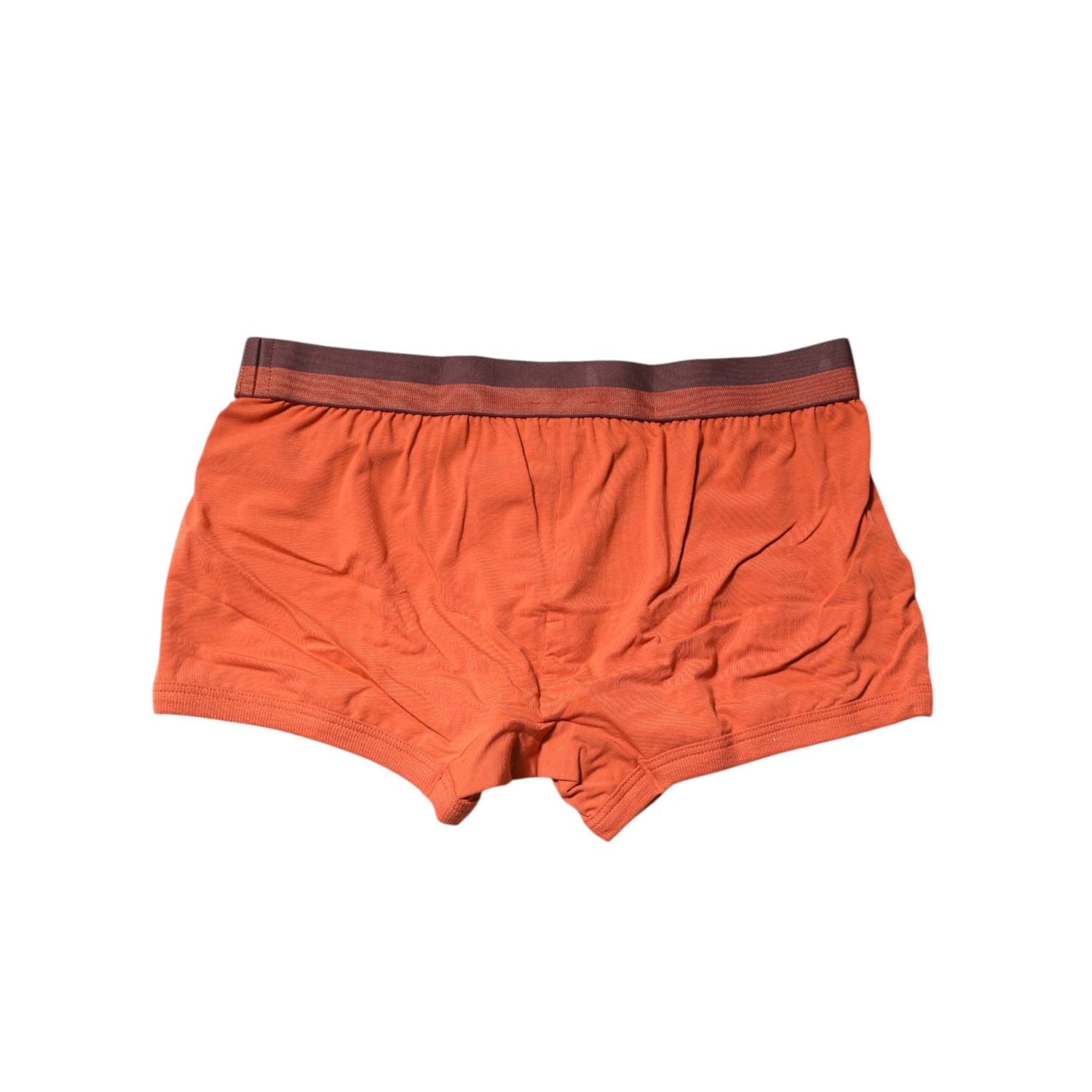 Dolce & Gabbana Orange Cotton Regular Boxer Brief Underwear
