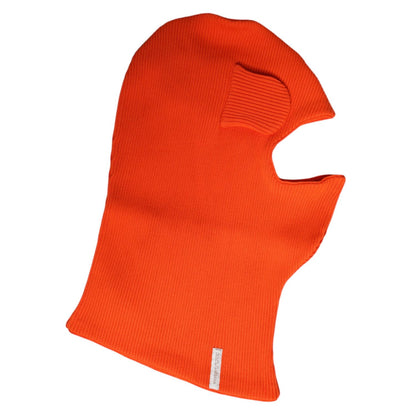 Dolce & Gabbana Orange Cotton Whole Head Wrap Balaclava Hat Dolce & Gabbana