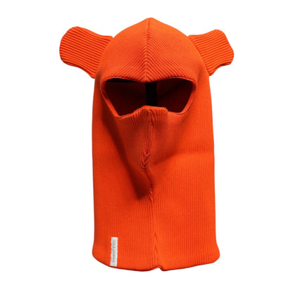 Dolce & Gabbana Orange Cotton Whole Head Wrap Balaclava Hat Dolce & Gabbana