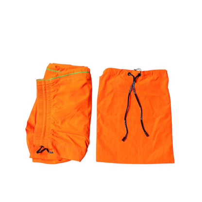 Dolce & Gabbana Orange Polyester Beachwear Shorts 2Pc Swimwear