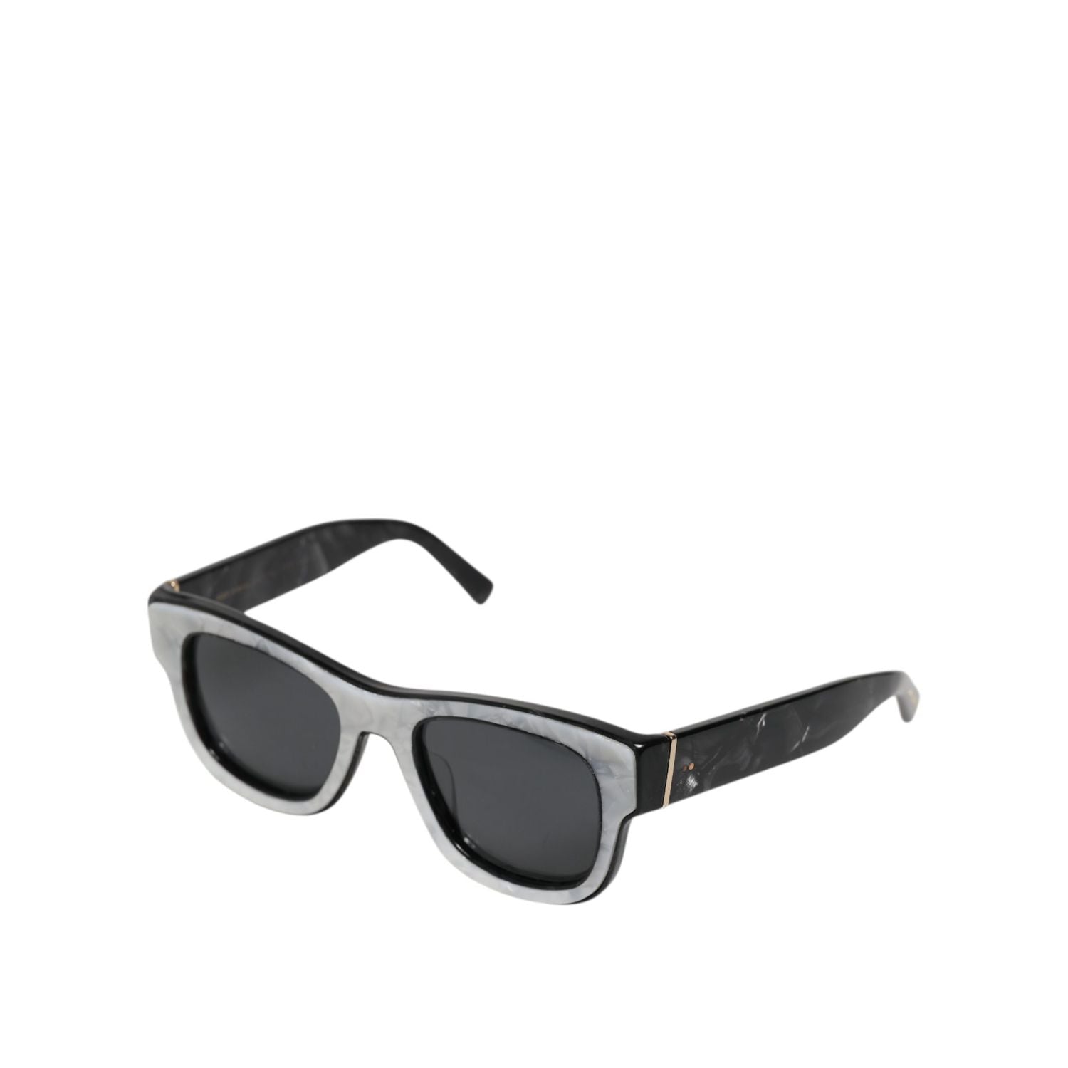 Dolce & Gabbana Pearl White Acetate Frame Domenico Shade Sunglasses