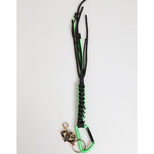 Dolce & Gabbana Polyester Multicolor Tape String DG Logo Keychain Keyring Dolce & Gabbana