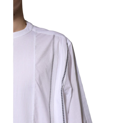 Dolce & Gabbana White Cotton Button Down Long Sleeves Shirt