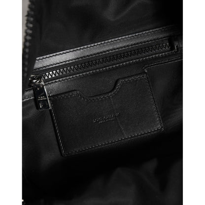 Dolce & Gabbana White DG Stars Print Nylon Travel Backpack Bag