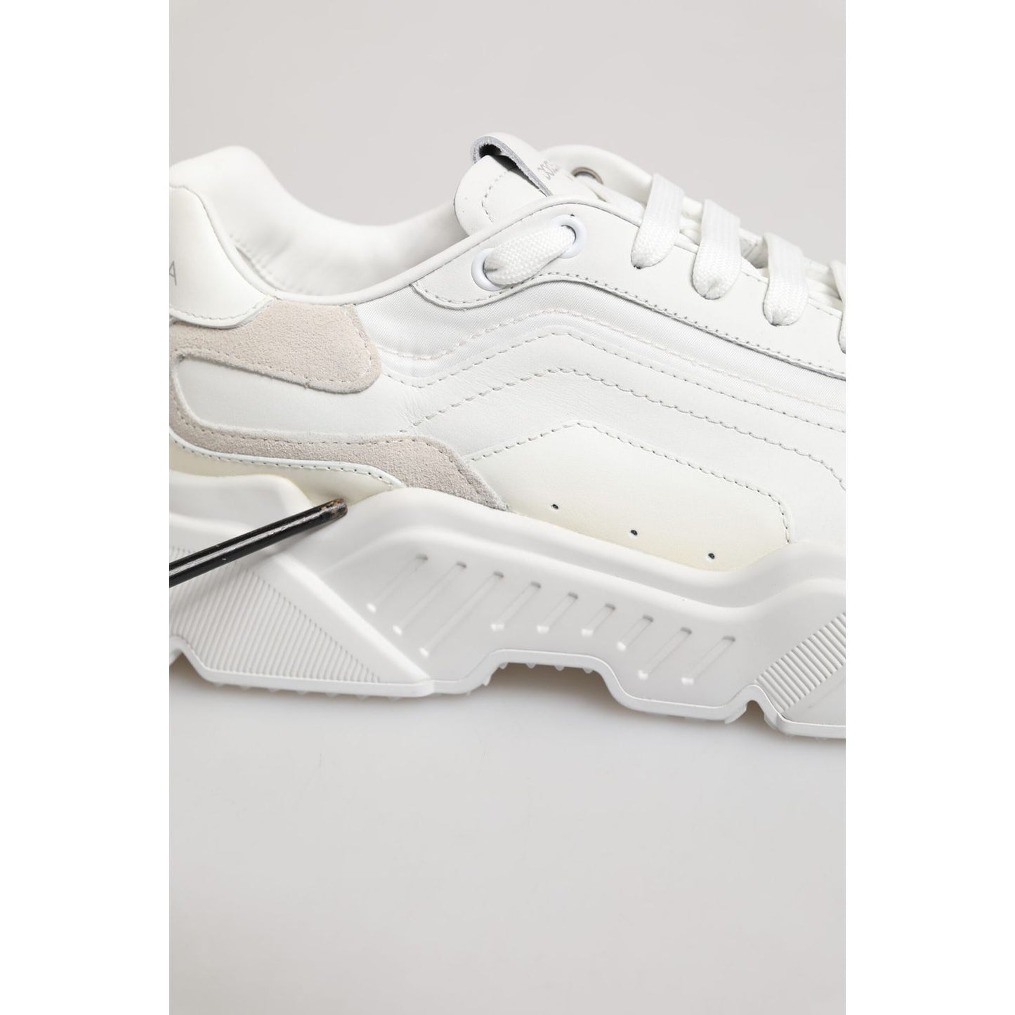 Dolce & Gabbana White Daymaster Low Top Mens Sneakers Shoes