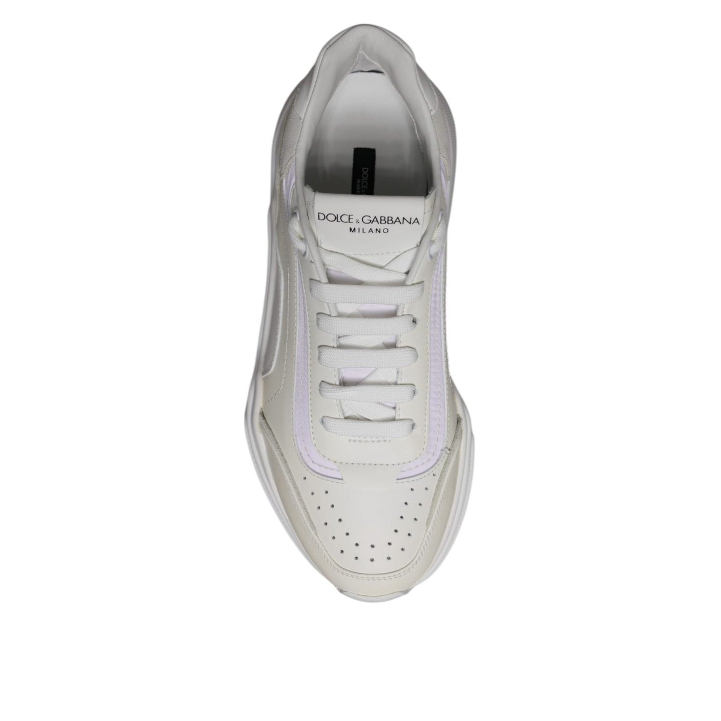 Dolce & Gabbana White Daymaster Low Top Sneakers Shoes