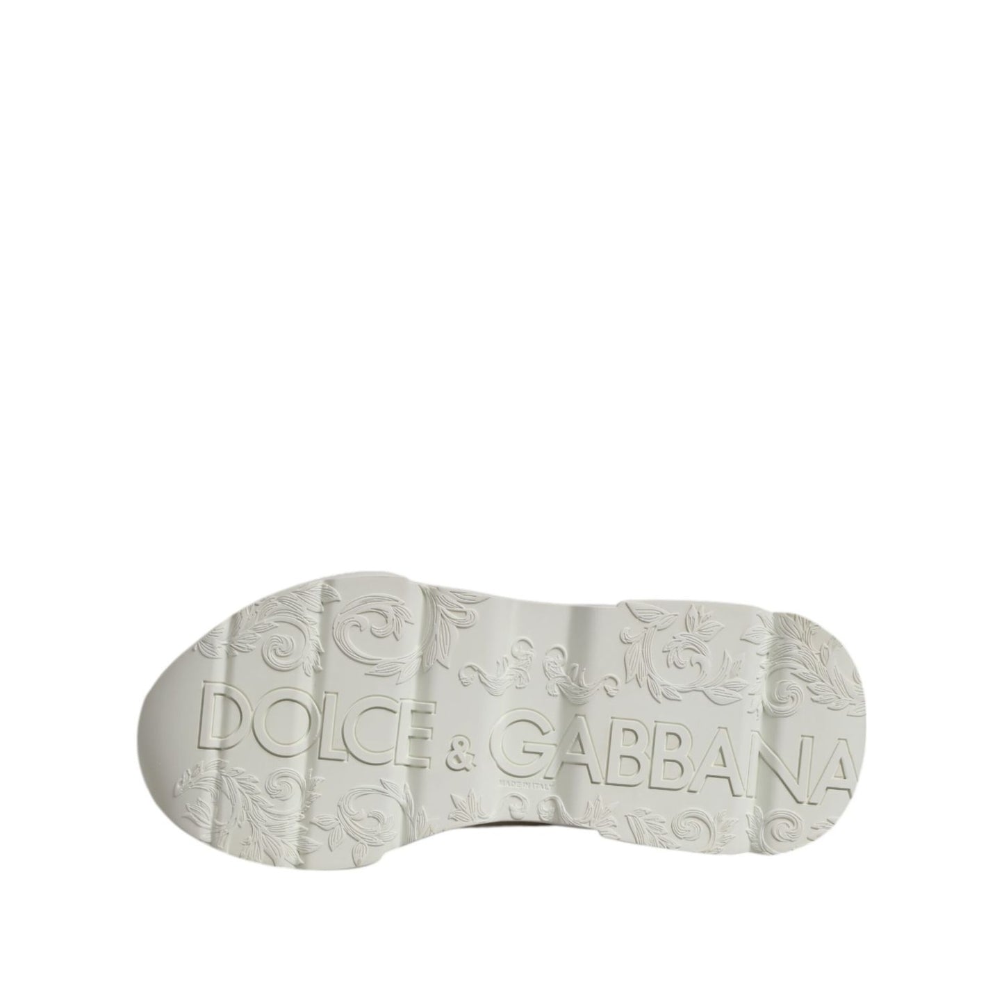 Dolce & Gabbana White Low Top Daymaster Men Sneakers Shoes