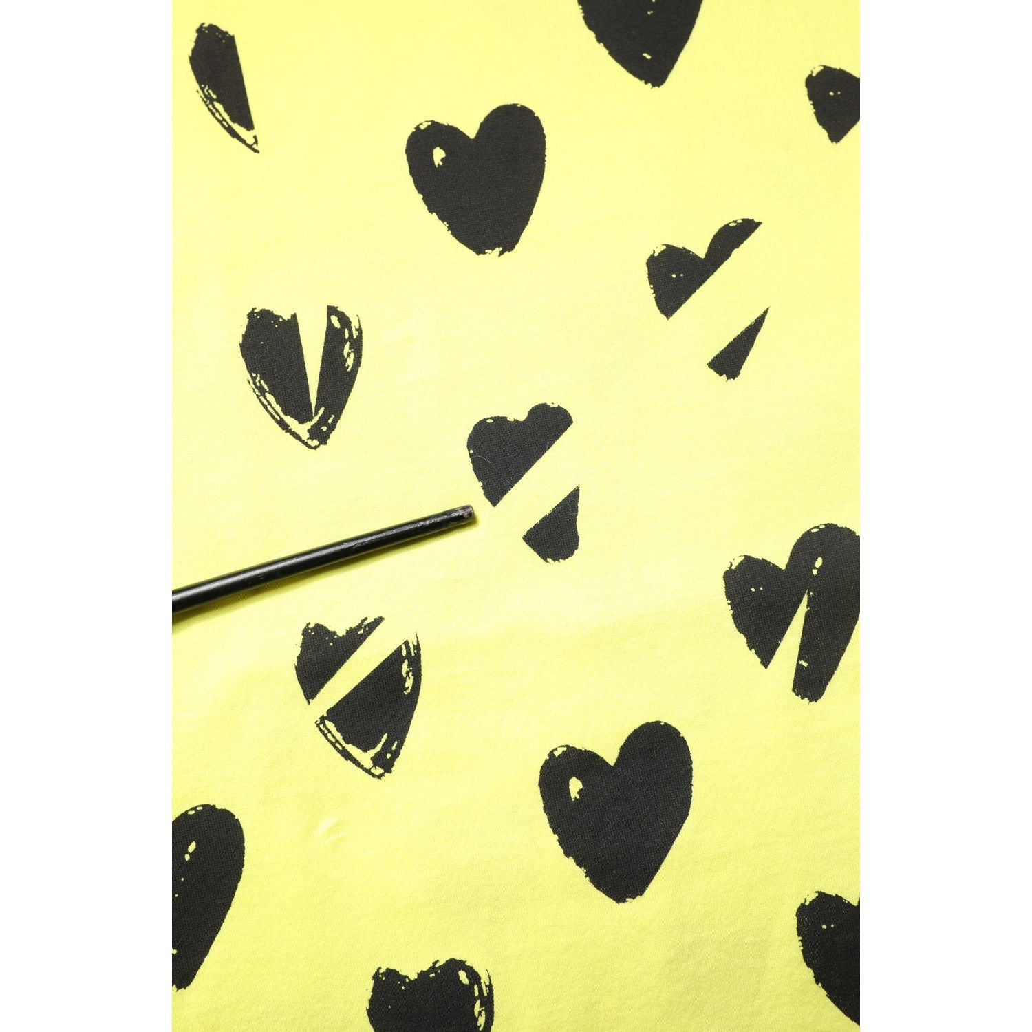 Dolce & Gabbana Yellow Cotton Sleeveless DG Heart T-shirt