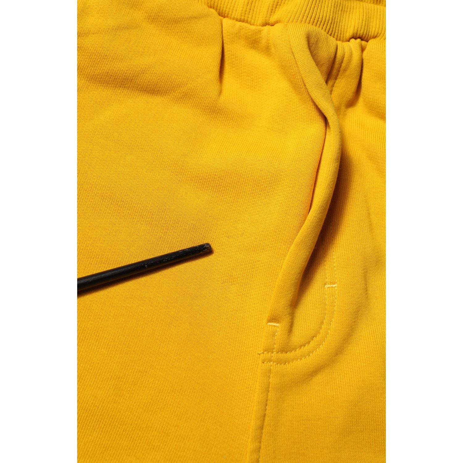 Dolce & Gabbana Yellow Cotton Sweatpant Jogger Trouser Pants