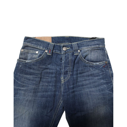 Dondup Blue Washed Skinny Fit Casual Men Denim Jeans Dondup