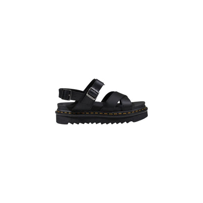 Dr. Martens Black Leather Flat Sandals Dr. Martens