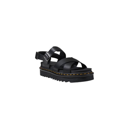 Dr. Martens Black Leather Flat Sandals Dr. Martens