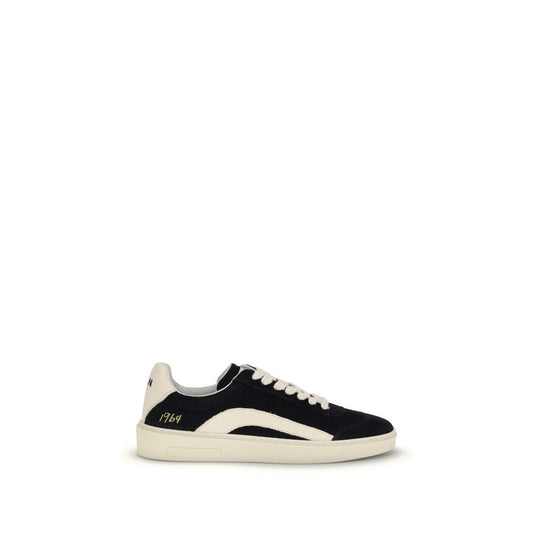 Dsquared² Black Calf Leather Bos Taurus Low Top Sneakers Dsquared²
