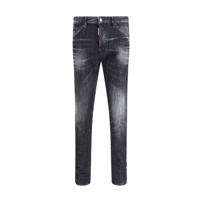 Dsquared² Black Cotton Slim Fit Jeans Dsquared²