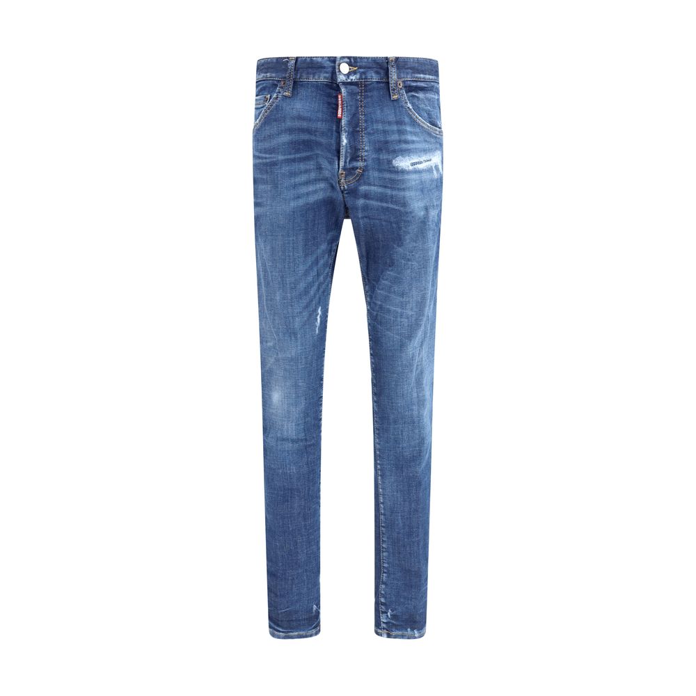 Dsquared² Blue Cotton Skinny Jeans Dsquared²