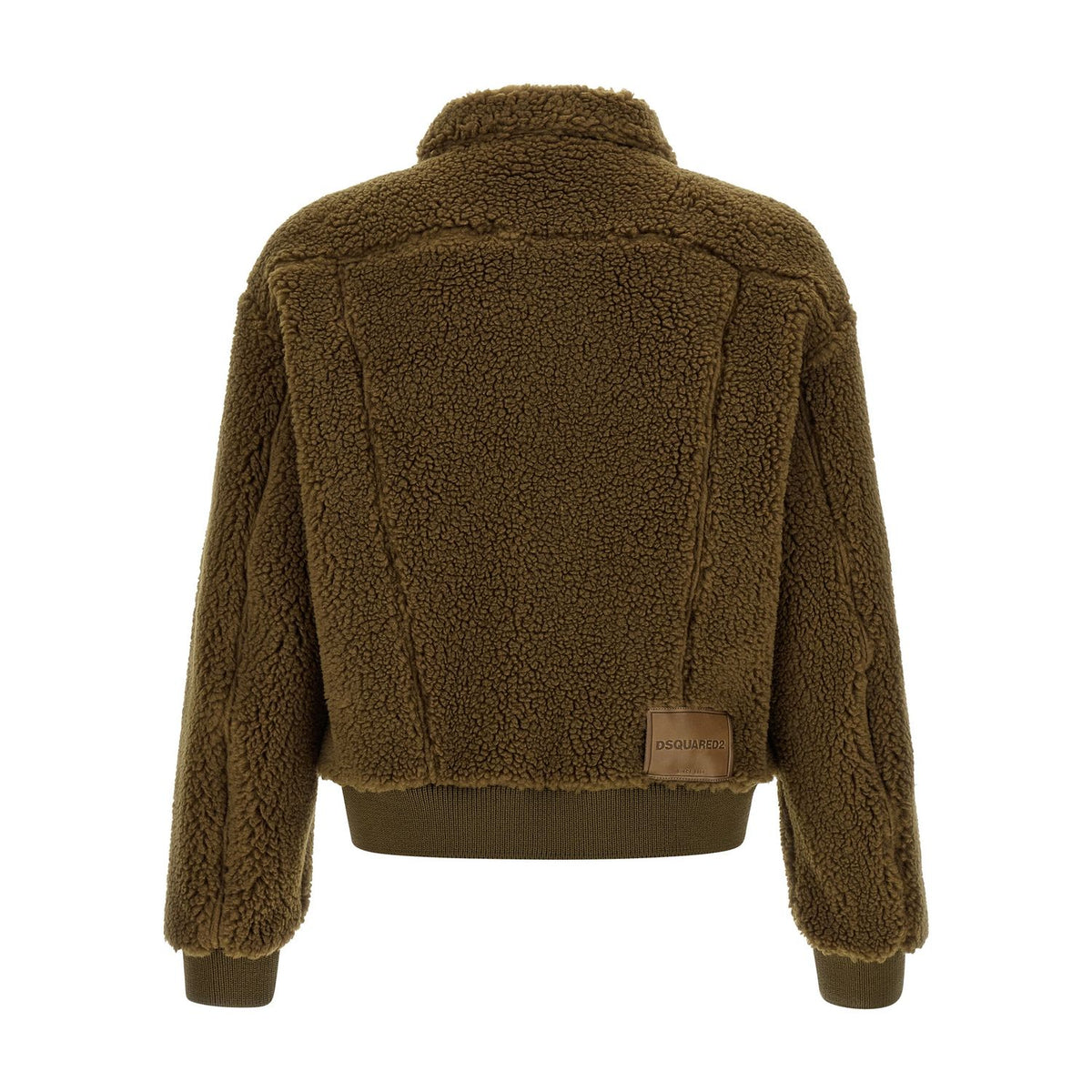 Dsquared² Brown Polyester Full-Length Jacket