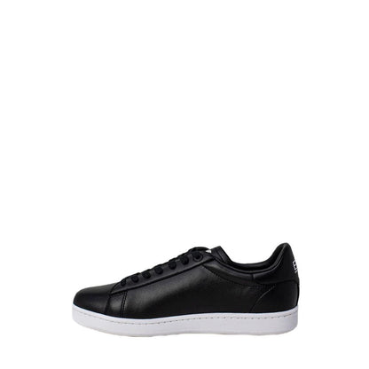 EA7 Emporio Armani Black And White Polyethylene Low Top Sneakers