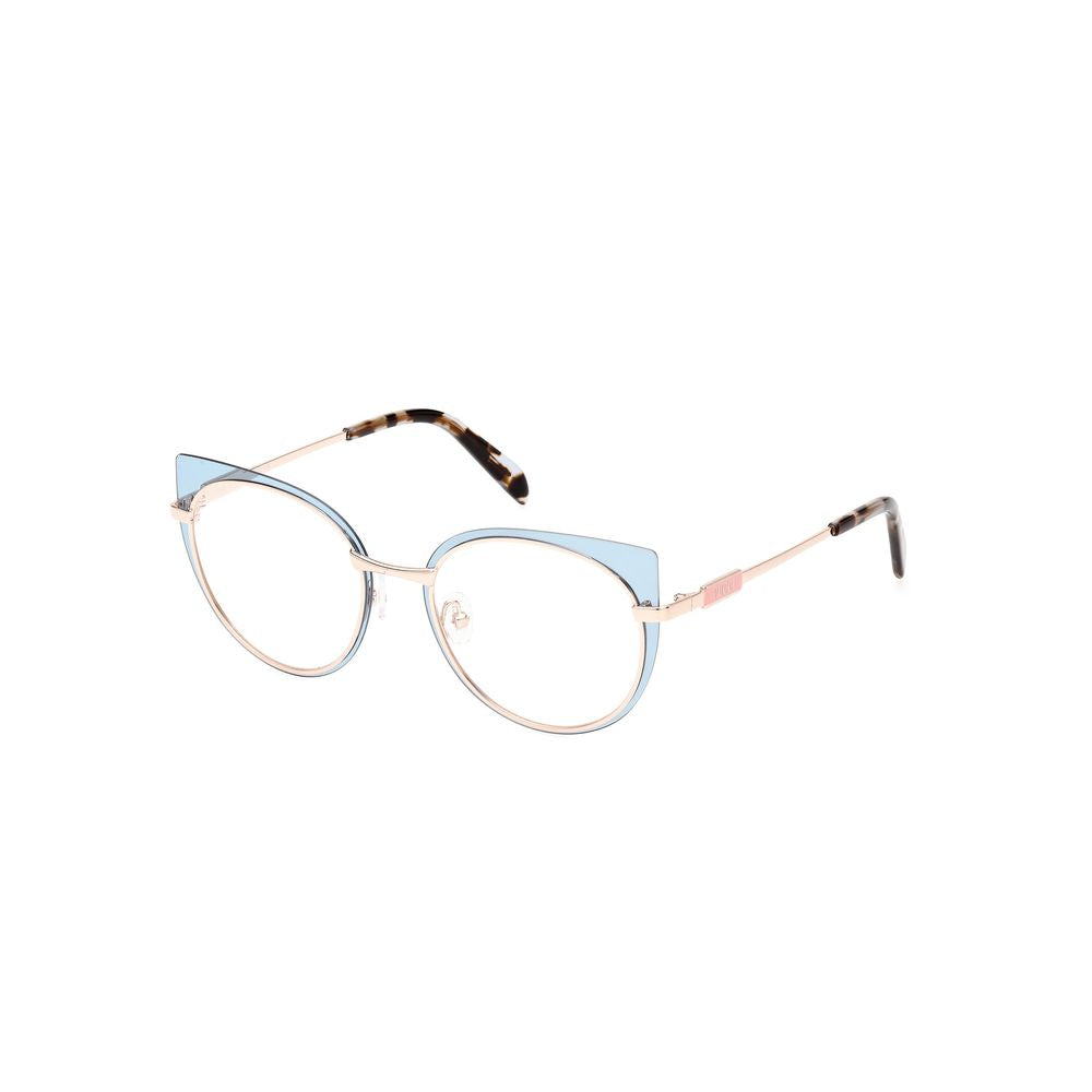 Emilio Pucci Blue Metal Glasses (Frames) Emilio Pucci