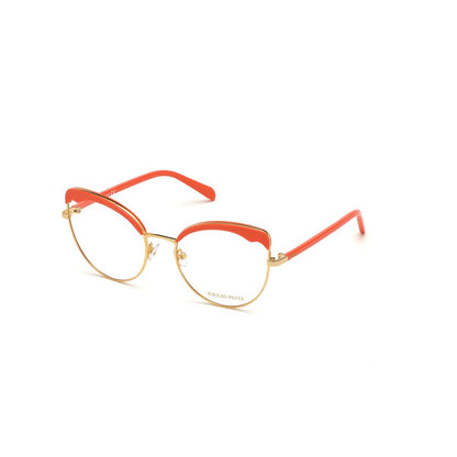 Emilio Pucci Gold Metal Glasses (Frames) Emilio Pucci