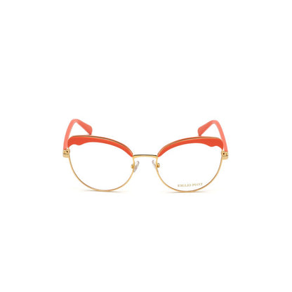 Emilio Pucci Gold Metal Glasses (Frames) Emilio Pucci