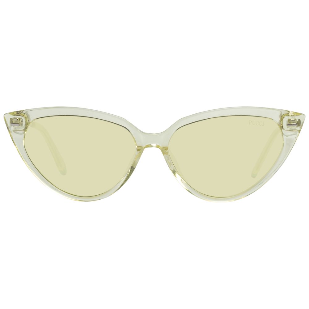 Emilio Pucci Yellow Metal Sunglasses Emilio Pucci