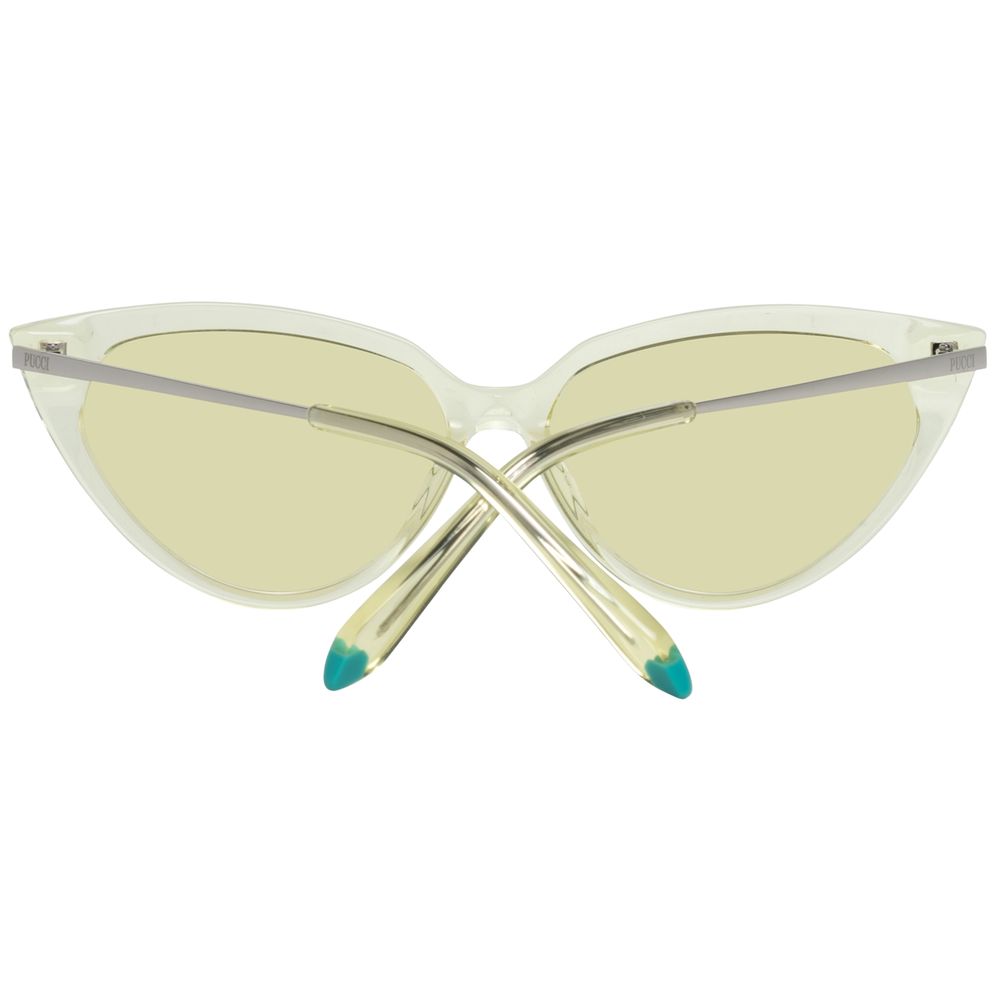 Emilio Pucci Yellow Metal Sunglasses Emilio Pucci