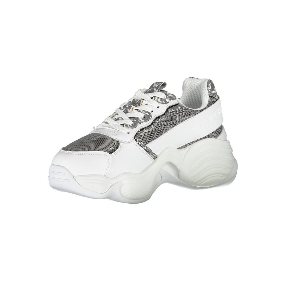 Emporio Armani Bianco Polyurethane Women Sneaker