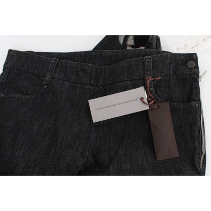 Ermanno Scervino Blue Cotton Slim Fit Denim Jeans Ermanno Scervino