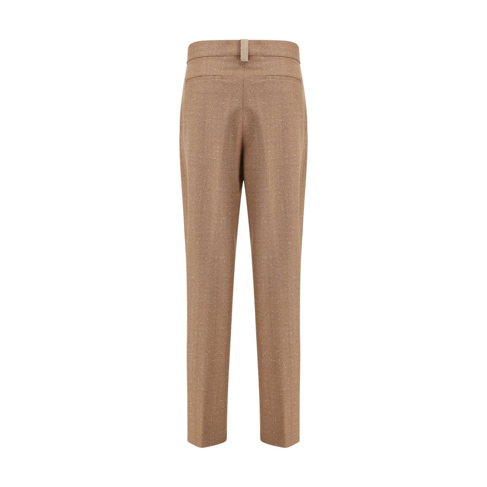 Fabiana Filippi Beige Fleece Wool Dress Pants Fabiana Filippi