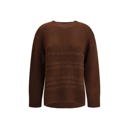 Fabiana Filippi Brown Camel Hair Sweatshirt Fabiana Filippi
